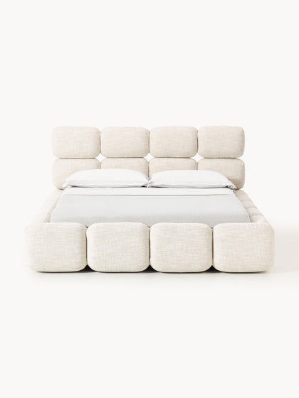 Westwing Cama Tapizada En Tejido Bouclé Tayla