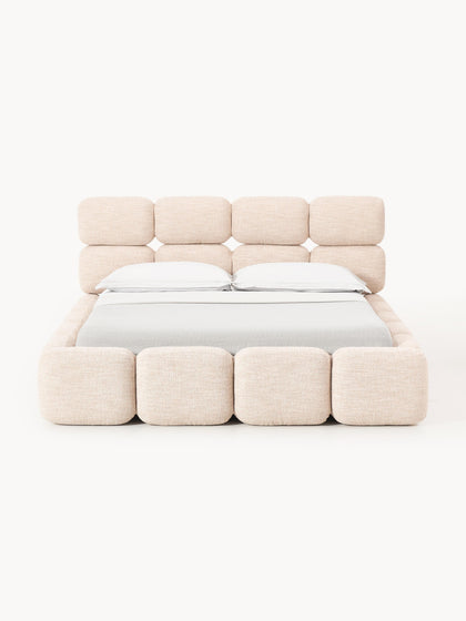 Westwing Cama Tapizada En Tejido Bouclé Tayla