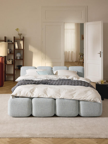 Westwing Cama Tapizada En Tejido Bouclé Tayla