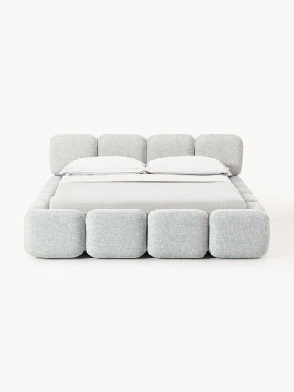 Westwing Cama Tapizada En Tejido Bouclé Tayla