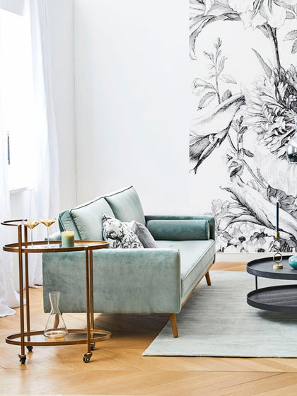 Westwing Camarera De Vidrio Push Antic