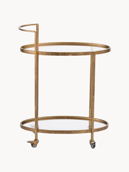 Westwing Camarera De Vidrio Push Antic