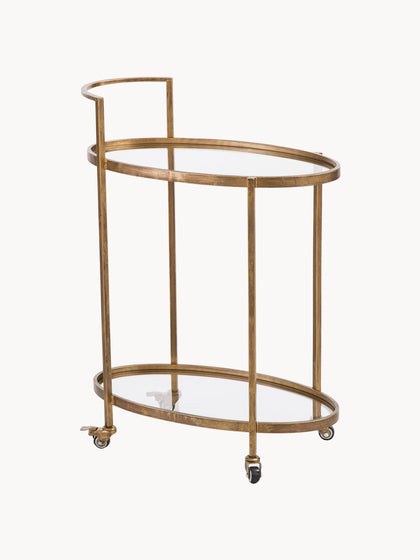 Westwing Camarera De Vidrio Push Antic