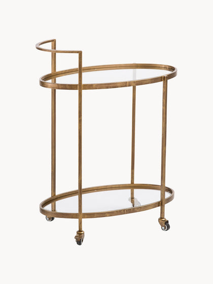 Westwing Camarera De Vidrio Push Antic