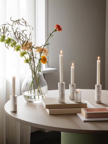 Westwing Candelabro Con Relieves Bernadotte 11 cm