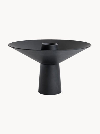 Westwing Candelabro de acero inoxidable mate Uma