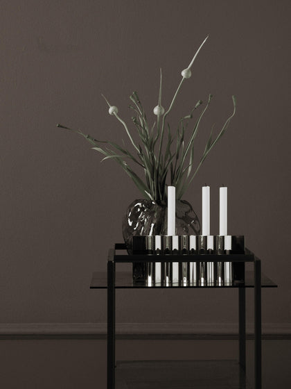 Westwing Candelabro De Acero Inoxidable Ripply
