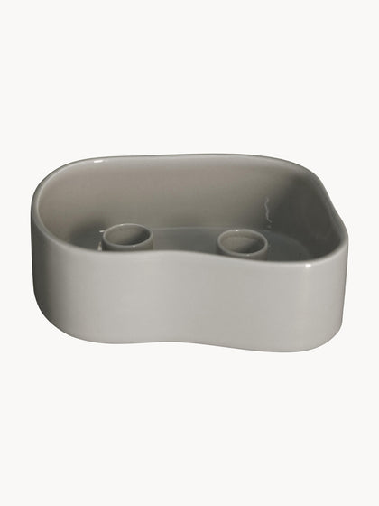 Westwing Candelabro de cerámica Fill Me Up 15 cm