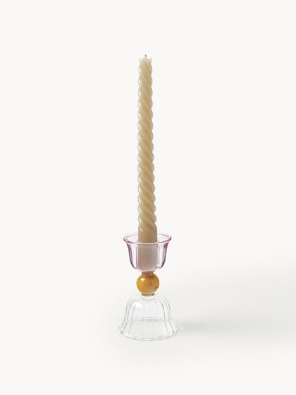 Westwing Candelabro De Vidrio Borosilicato Perle