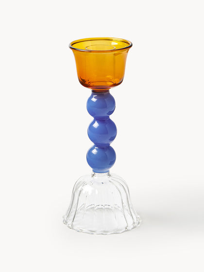Westwing Candelabro de vidrio borosilicato Perle