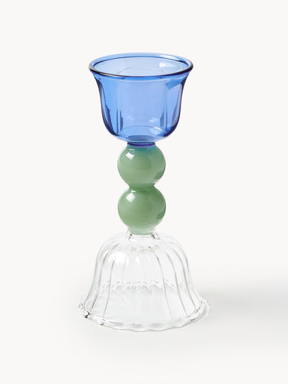 Westwing Candelabro de vidrio borosilicato Perle