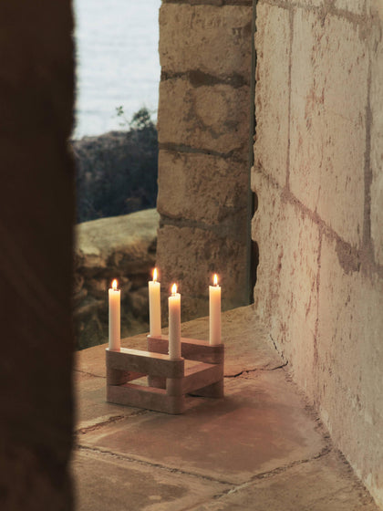 Westwing Candelabro Modular De Travertino Newel