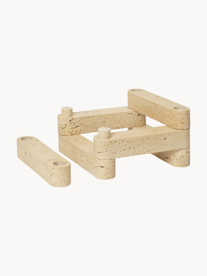 Westwing Candelabro Modular De Travertino Newel