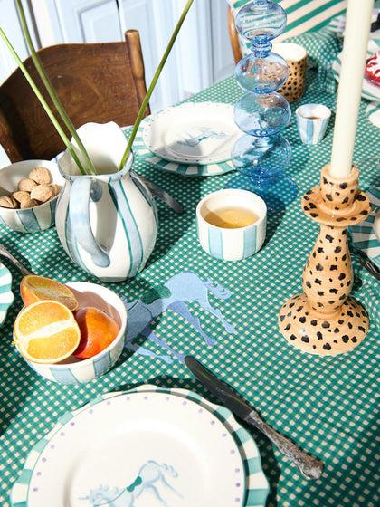 Westwing Candelabro Pintado A Mano Leopard