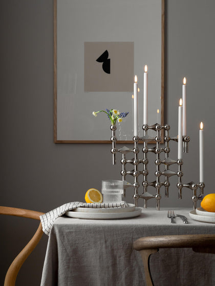Westwing Candelabros Stoff Nagel 3 uds