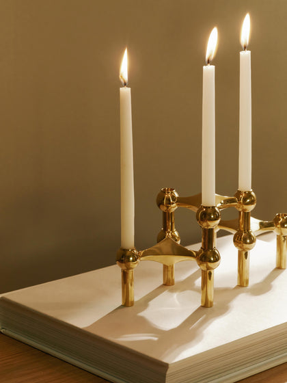 Westwing Candelabros Stoff Nagel 3 uds