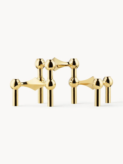Westwing Candelabros Stoff Nagel 3 uds
