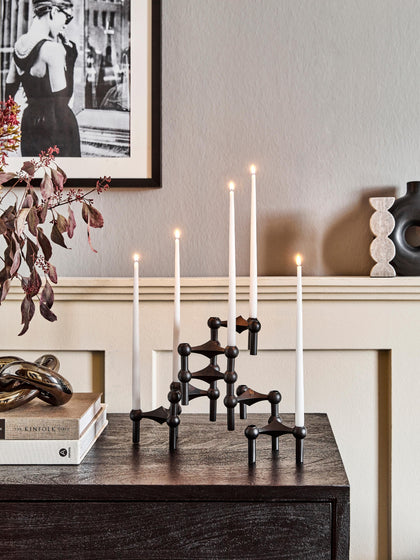 Westwing Candelabros Stoff Nagel 3 uds
