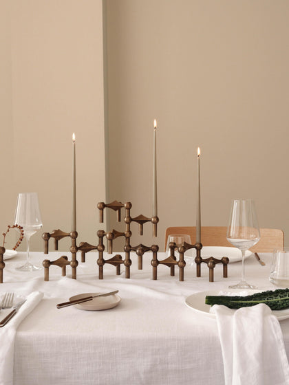 Westwing Candelabros Stoff Nagel 3 uds