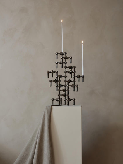 Westwing Candelabros Stoff Nagel 3 uds