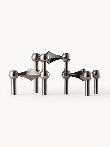 Westwing Candelabros Stoff Nagel 3 uds
