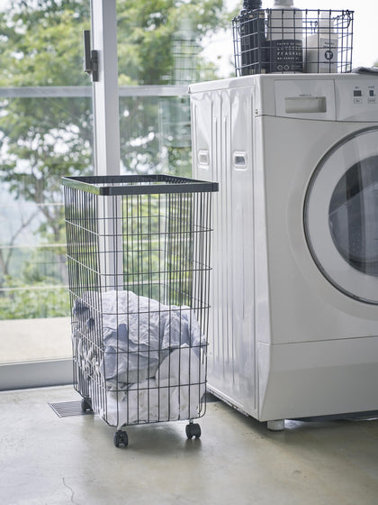 Westwing Cesta De Ropa Con Ruedas Tower