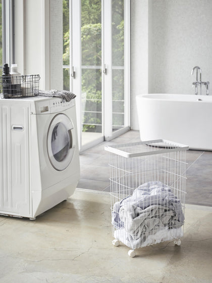 Westwing Cesta De Ropa Con Ruedas Tower