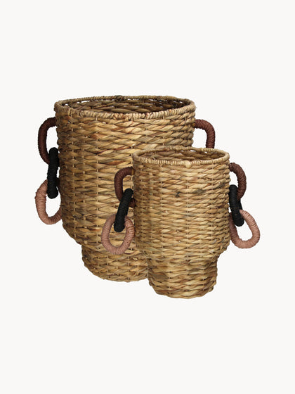 Westwing Cestas De Jacinto De Agua Natural 2 Uds