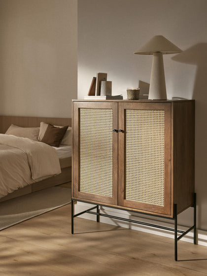 Westwing Chiffonnier Con Tejido Vienés Vienna