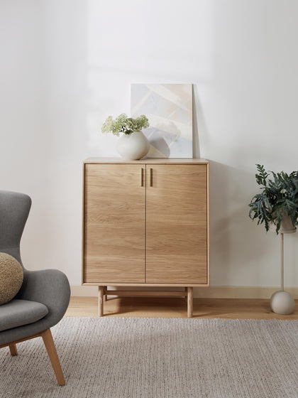 Westwing Chiffonnier De Madera De Roble Diana