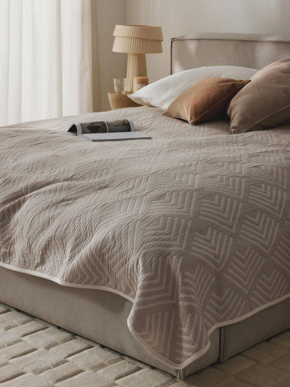Westwing Colcha En Tejido Jacquard Milano