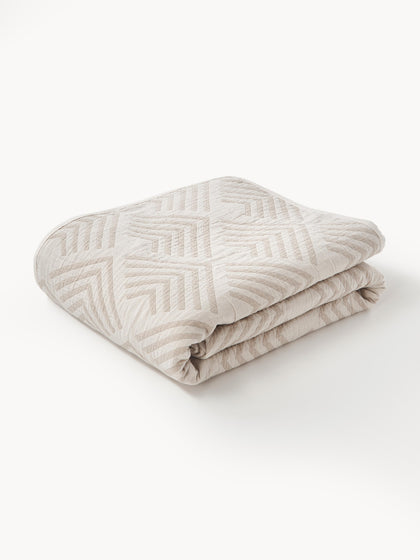 Westwing Colcha en tejido jacquard Milano