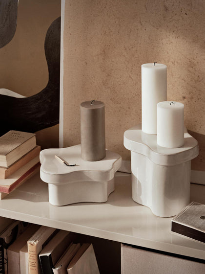 Westwing Columna Decorativa Artesanal Sonja 24 Cm