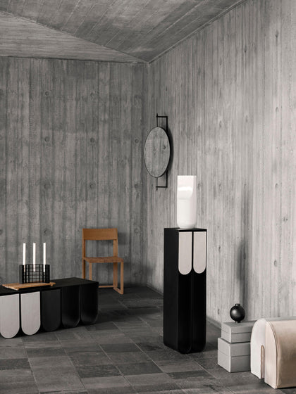 Westwing Columna Decorativa De Metal Curved