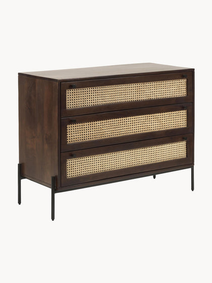 Westwing Cómoda con tejido vienés Vienna