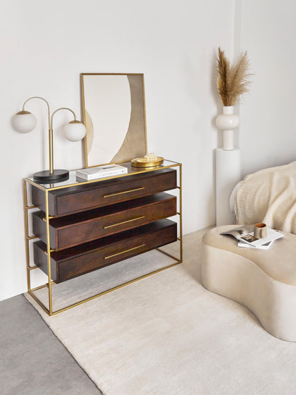 Westwing Cómoda De Madera De Mango Lyle