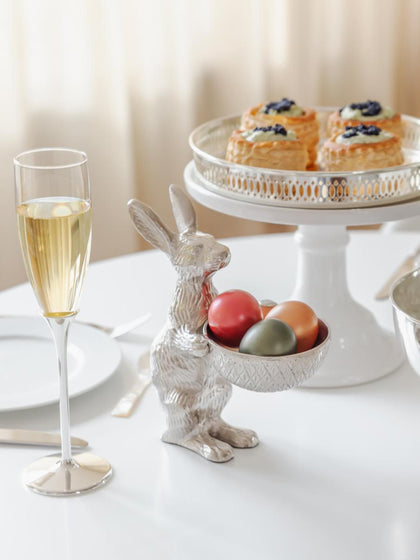 Westwing Conejo Decorativo Con Bol Bert 22 Cm