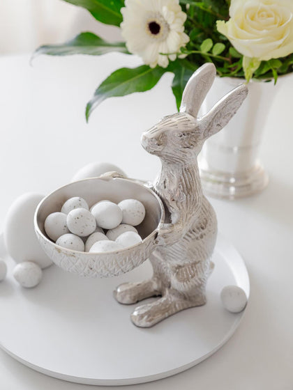 Westwing Conejo Decorativo Con Bol Bert 22 Cm