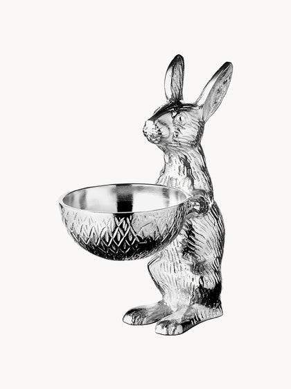 Westwing Conejo decorativo con bol Bert 22 cm