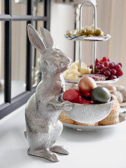 Westwing Conejo Decorativo Con Bol Bert 31 Cm