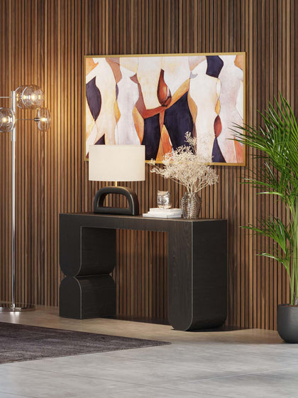 Westwing Consola Artesanal De Madera Curve