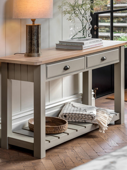 Westwing Consola Artesanal De Madera Eton