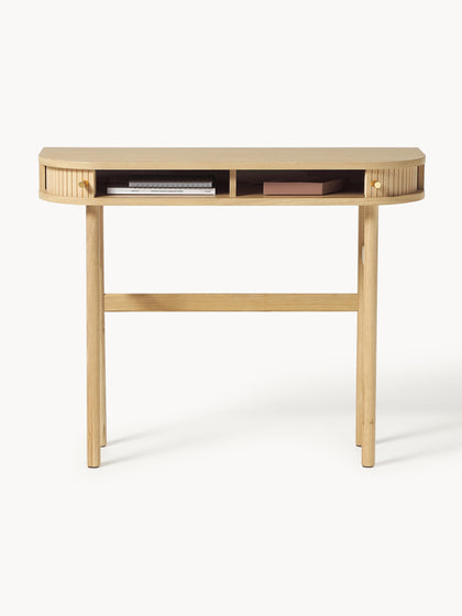 Westwing Consola Con Frente Acanalado Calary