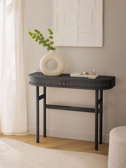 Westwing Consola Con Frente Acanalado Calary