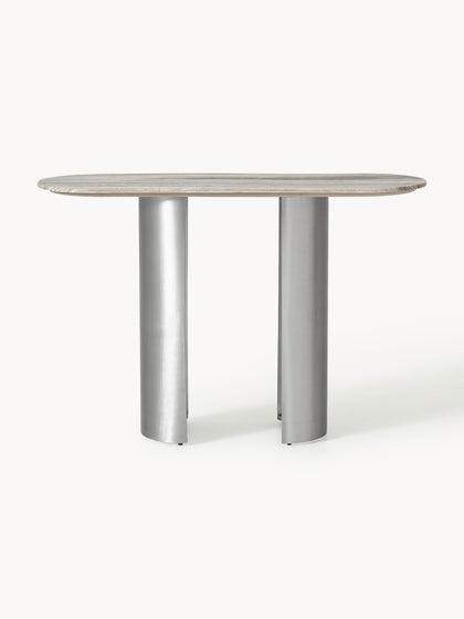 Westwing Consola Con Tablero De Mármol Noam