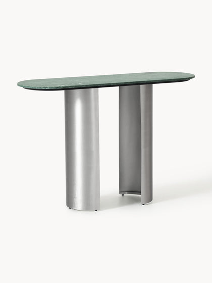 Westwing Consola con tablero de mármol Noam