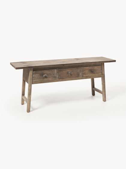Westwing Consola de madera de pino Camden