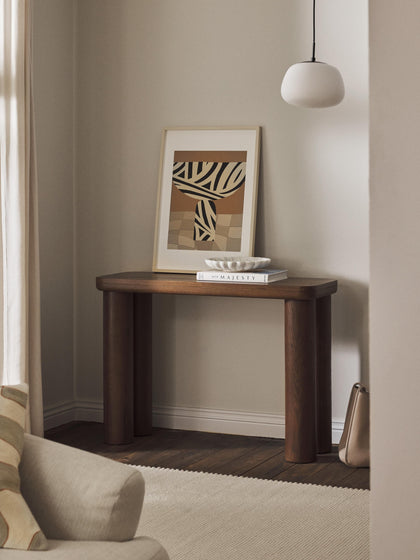 Westwing Consola De Madera De Roble Kalia