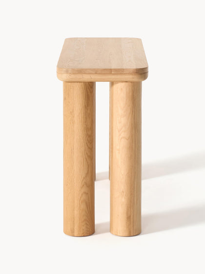 Westwing Consola De Madera De Roble Kalia