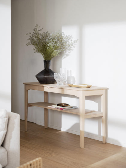 Westwing Consola De Madera De Roble Markham